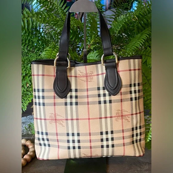 Burberry Haymarket Tote - Picture 2 of 14